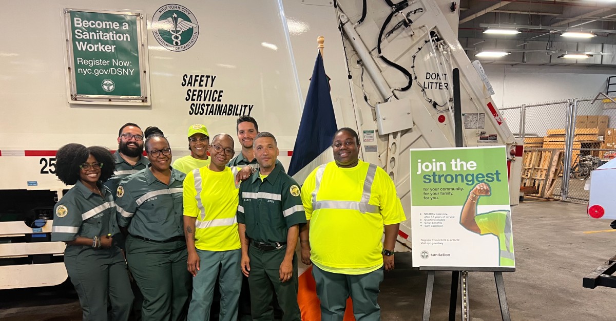 a New York City Sanitation Worker! For Your Community. For Your