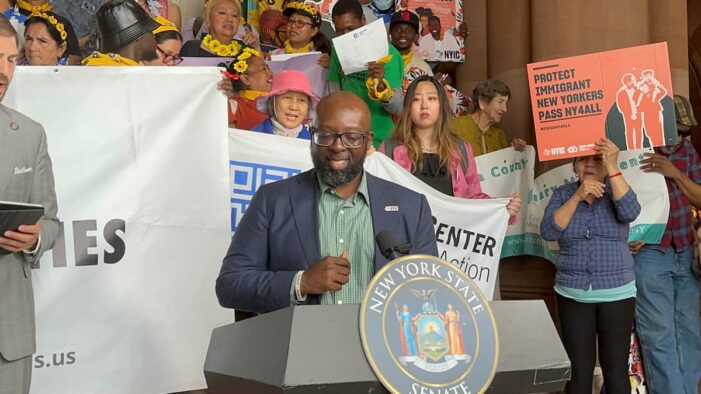 Immigrant Advocates Rally for New York for All Act to Keep ICE Out of Our Communities